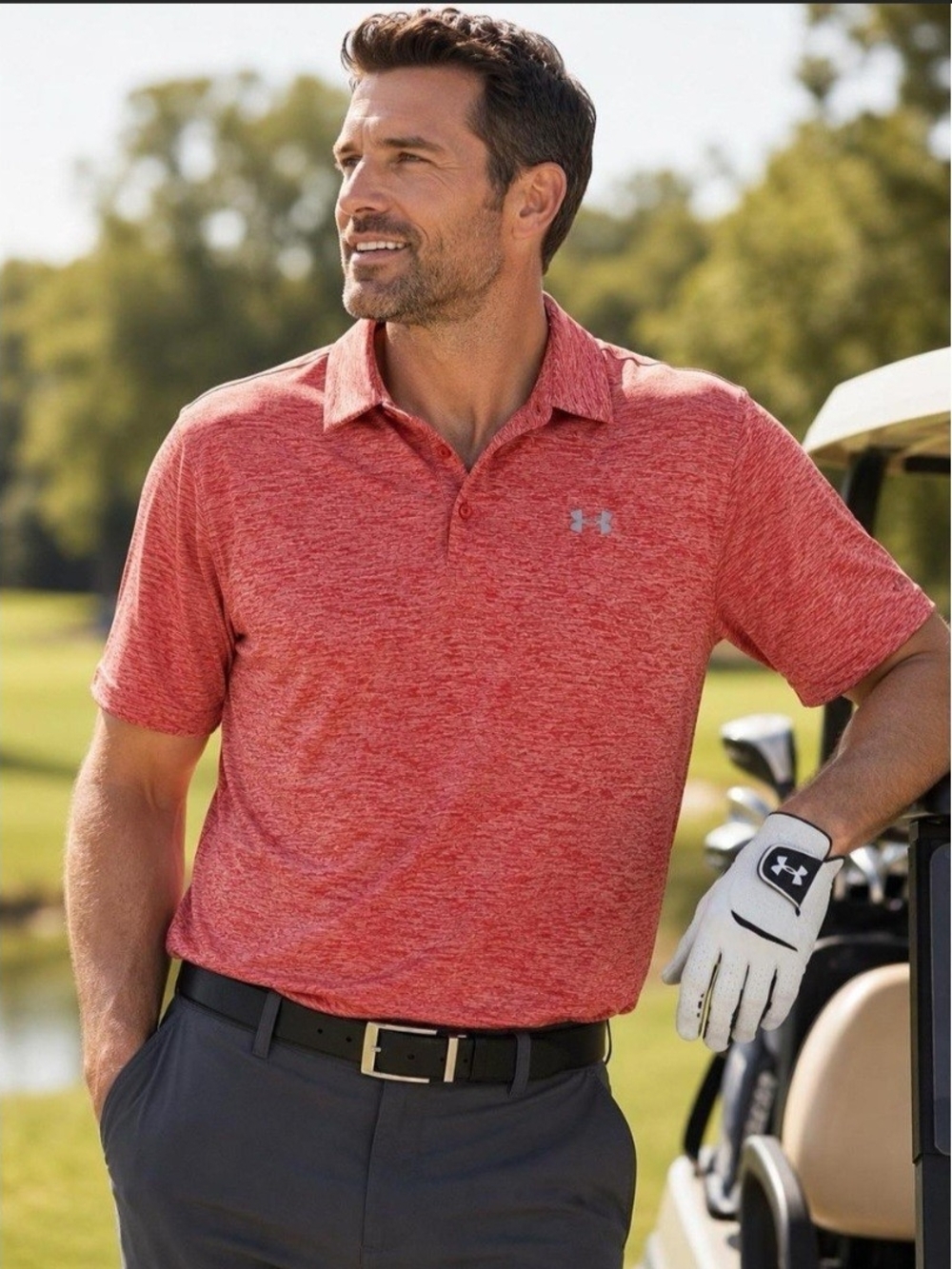 NWT Men's Under Armour HeatGear Golf Polo